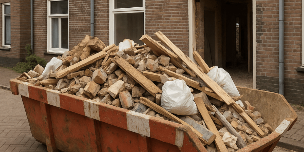 bouwafval container